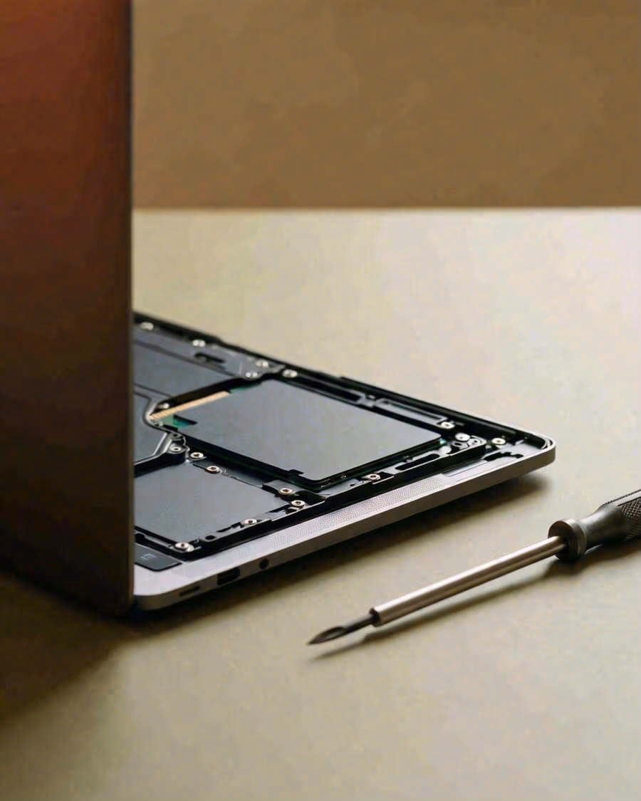 Portátil mostrando la pantalla de almacenamiento del disco