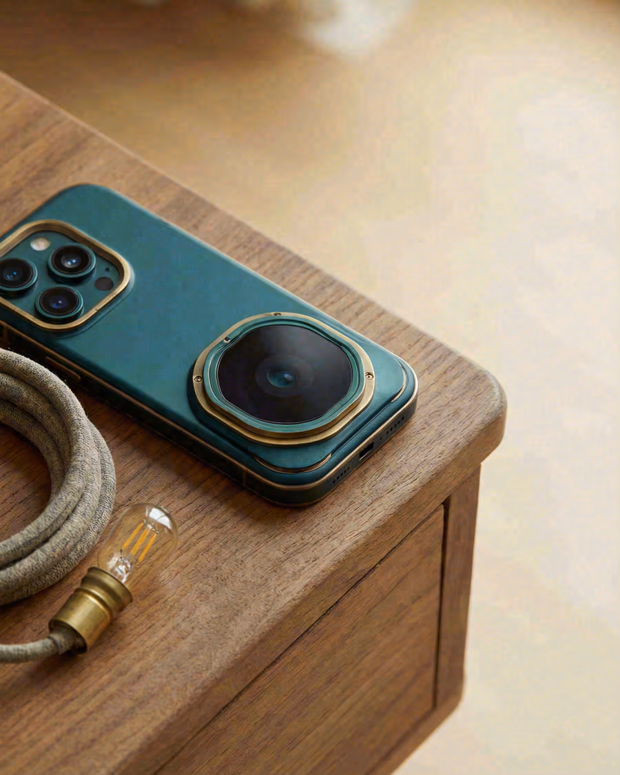Cámaras traseras de un smartphone en primer plano