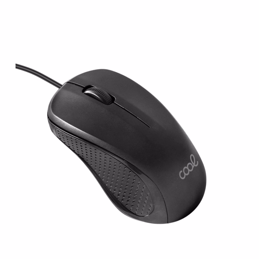 Ratón COOL USB Wired Negro