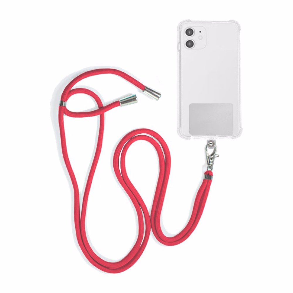 Cordón Colgante COOL Universal con Tarjeta para Smartphone Fucsia