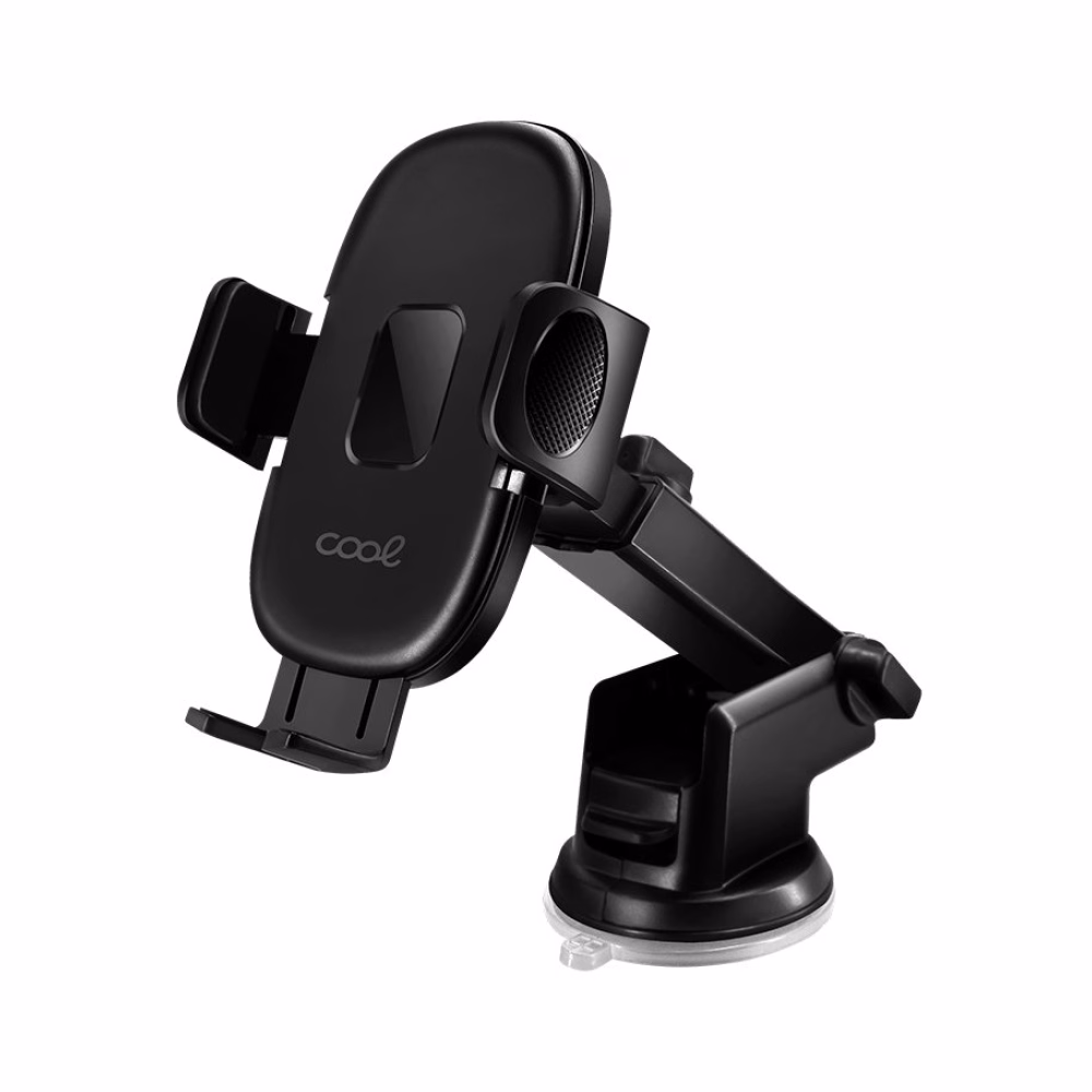 Soporte Universal Móvil para Coche Ventosa One Click COOL Negro