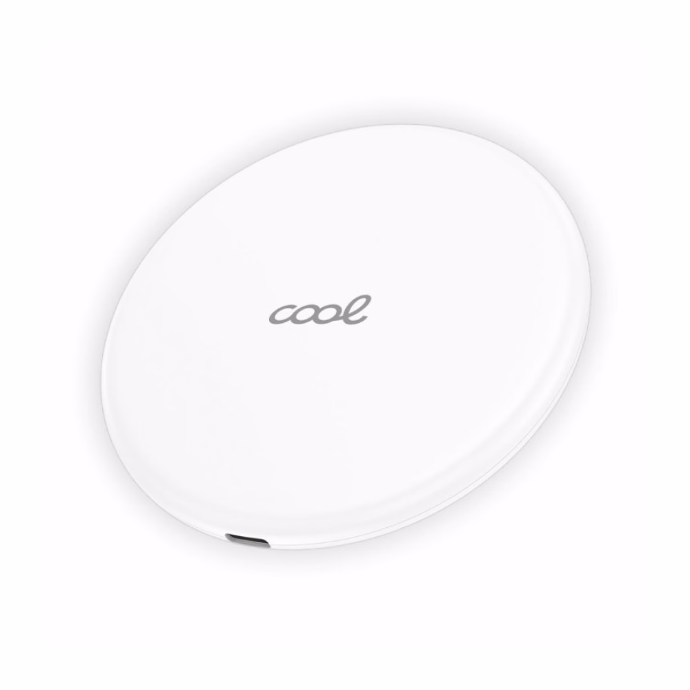 Dock Base Cargador Smartphones Inalámbrico Qi Universal COOL Blanco
