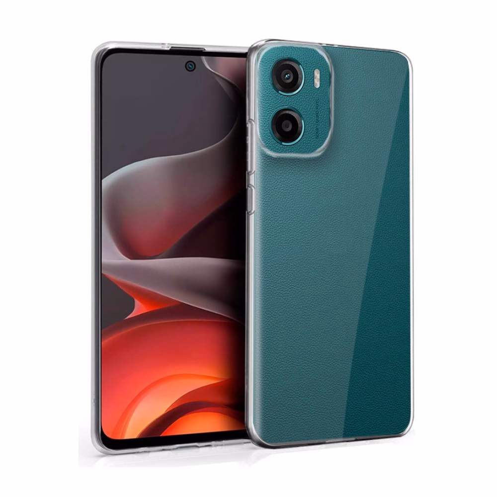 Funda COOL Silicona para Motorola Moto G05 / G15 (Transparente)